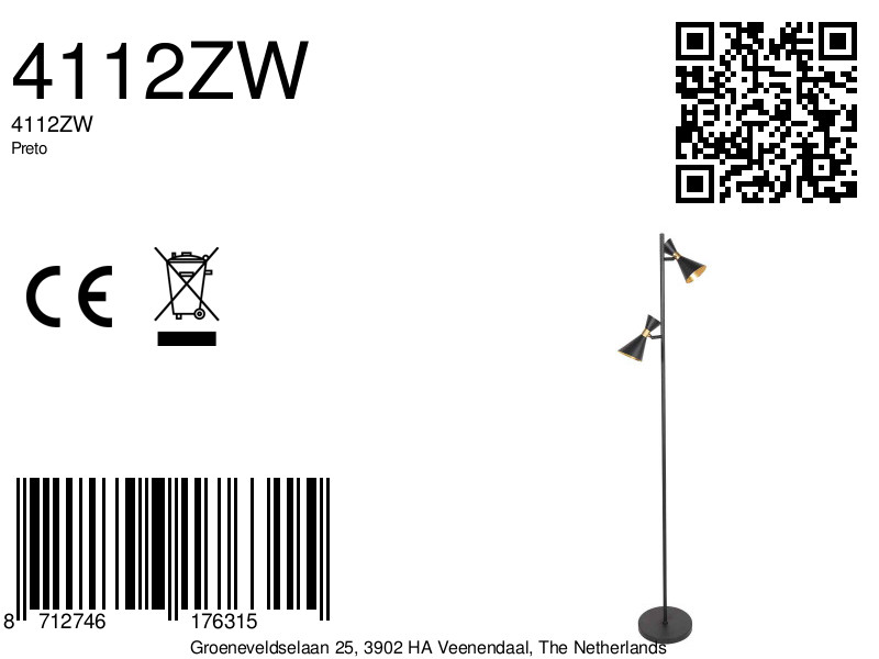 annelighting-vloerlamp-preto-zwart-metaal-ø23cm-gu10-4112zw-8a
