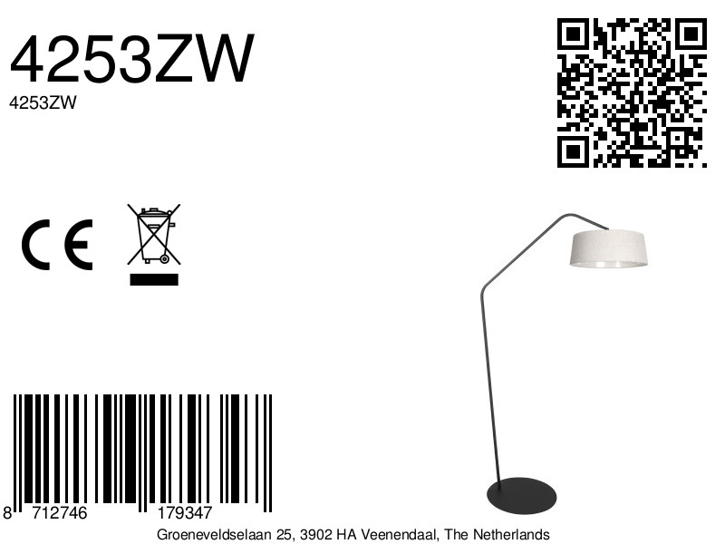 annelighting-vloerlamp-zigzag-crèmezwart-metaal-booglamp-e27-4253zw-8a