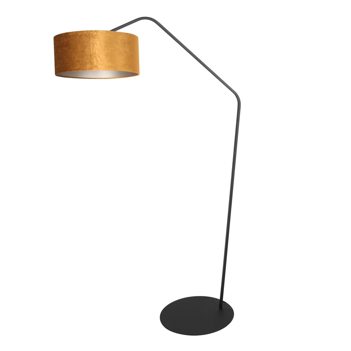 annelighting-vloerlamp-zigzag-goudzwart-metaal-booglamp-e27-4241zw-1
