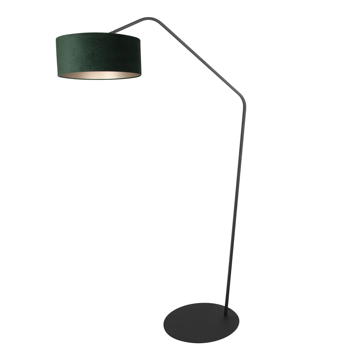 annelighting-vloerlamp-zigzag-groenzwart-metaal-booglamp-e27-4246zw-1