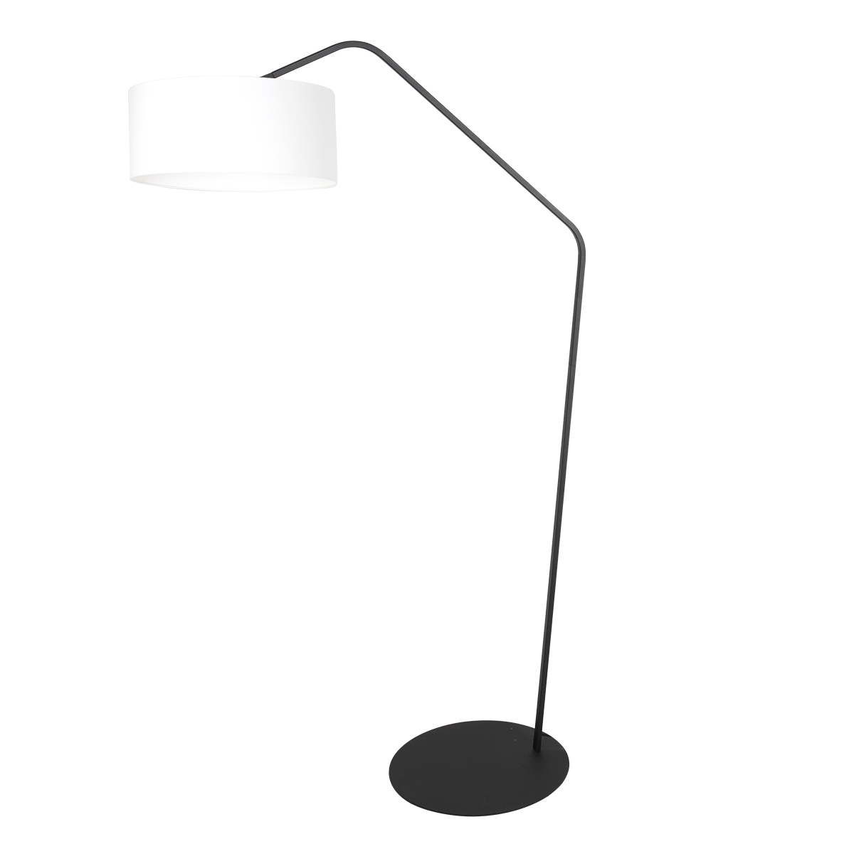 annelighting-vloerlamp-zigzag-witzwart-metaal-booglamp-e27-4244zw-1