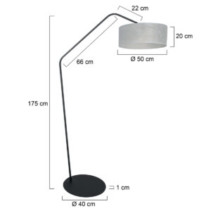 annelighting-vloerlamp-zigzag-zilverzwart-metaal-booglamp-e27-4243zw-7