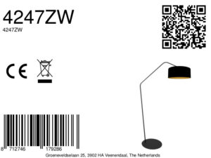 annelighting-vloerlamp-zigzag-zwart-metaal-booglamp-e27-4247zw-8a