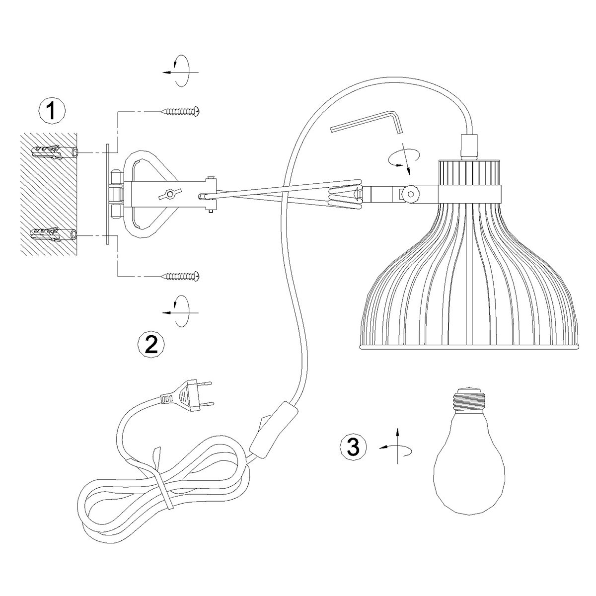 annelighting-wandlamp-dunbar-zwart-metaal-draadlamp-e27-3093zw-9