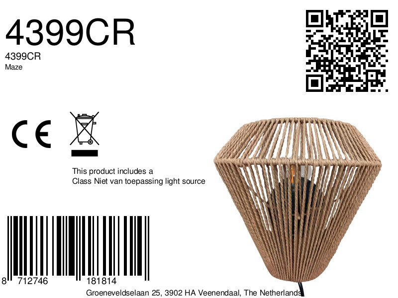 annelighting-wandlamp-maze-naturel-katoen-bedlampje-e27-4399cr-8a