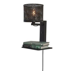 good&mojo-wandlamp-java-zwart-bamboe-ø18cm-e14-java/w1/b/1815/b-0
