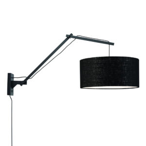 good&mojo-wandlamp-andes-zwart-bamboelinnen-ø47cm-e27-andes/w3/b/4723/b-0