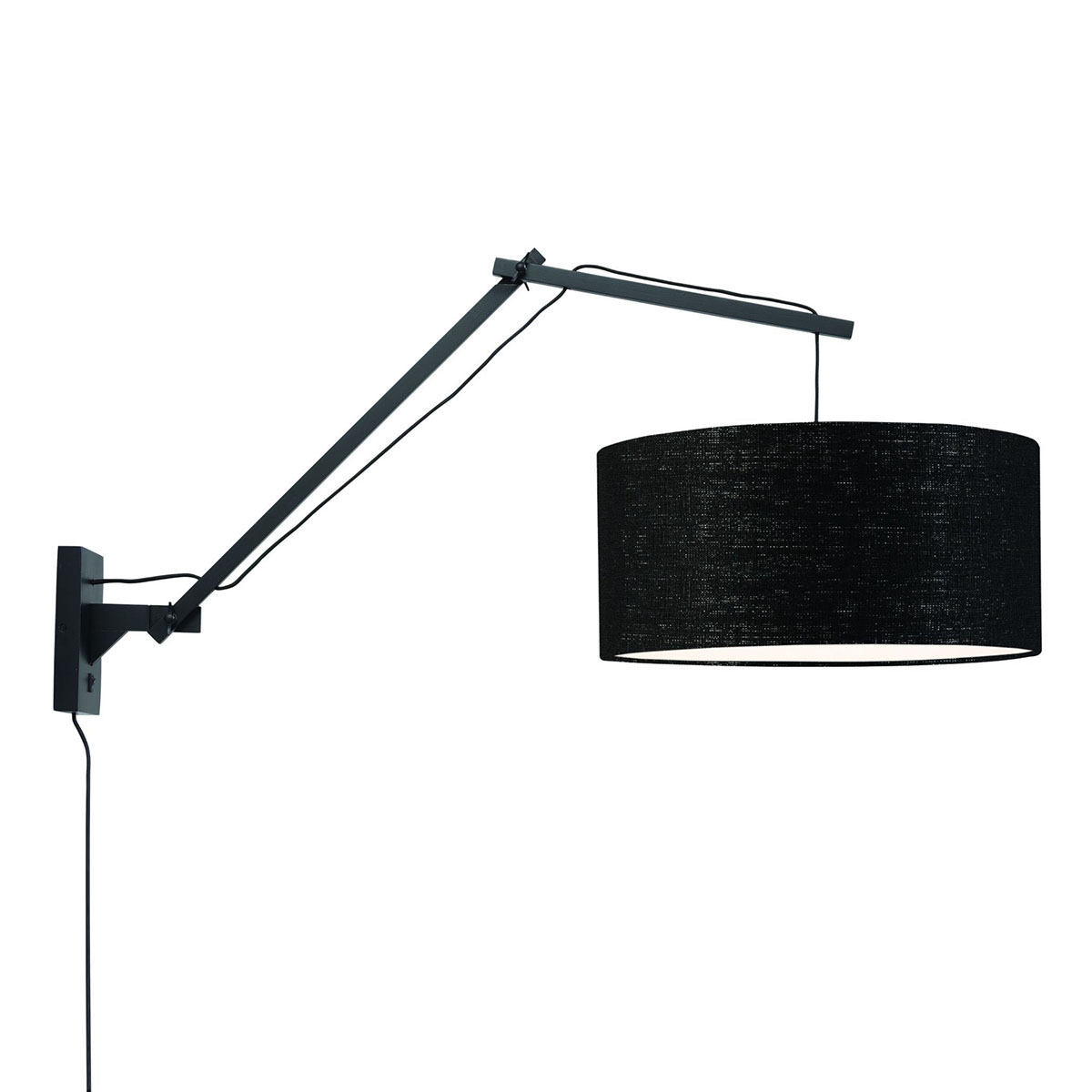 good&mojo-wandlamp-andes-zwart-bamboelinnen-ø47cm-e27-andes/w3/b/4723/b-0