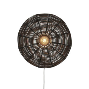 good&mojo-wandlamp-tanami-zwart-metaalrotan-ø55cm-e27-tanami/w/5514/b-0