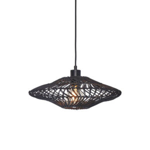 good&mojo-hanglamp-zanzibar-zwart-metaalrotan-ø40cm-e27-zanzibar/h/4012/b-0
