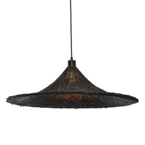 good&mojo-hanglamp-borabora-zwart-metaalrotan-ø70cm-e27-borabora/h/7020/b-0
