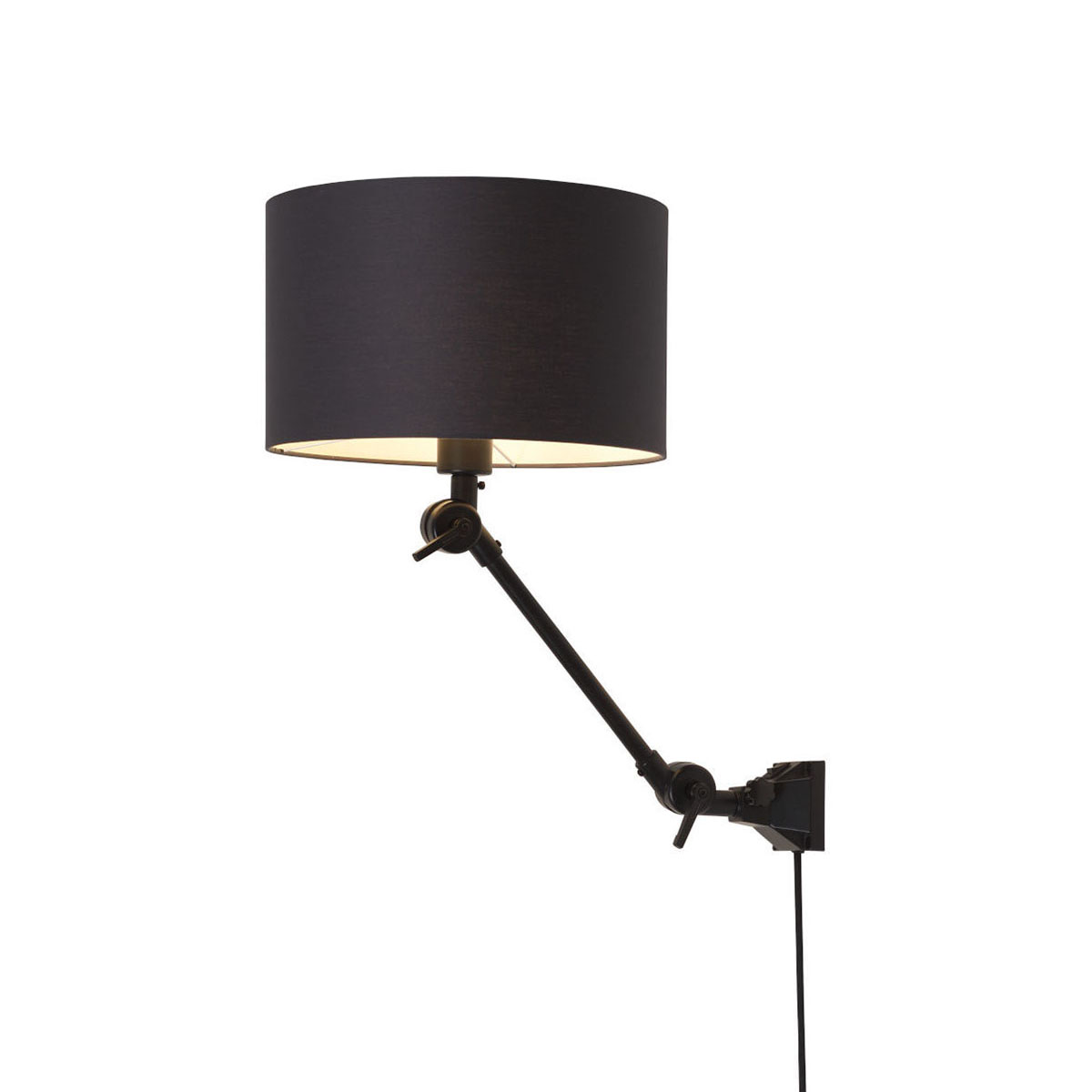 it'saboutromi-wandlamp-amsterdam-zwart-katoenmetaal-ø32cm-e27-amsterdam/w1/b/3220/b-0