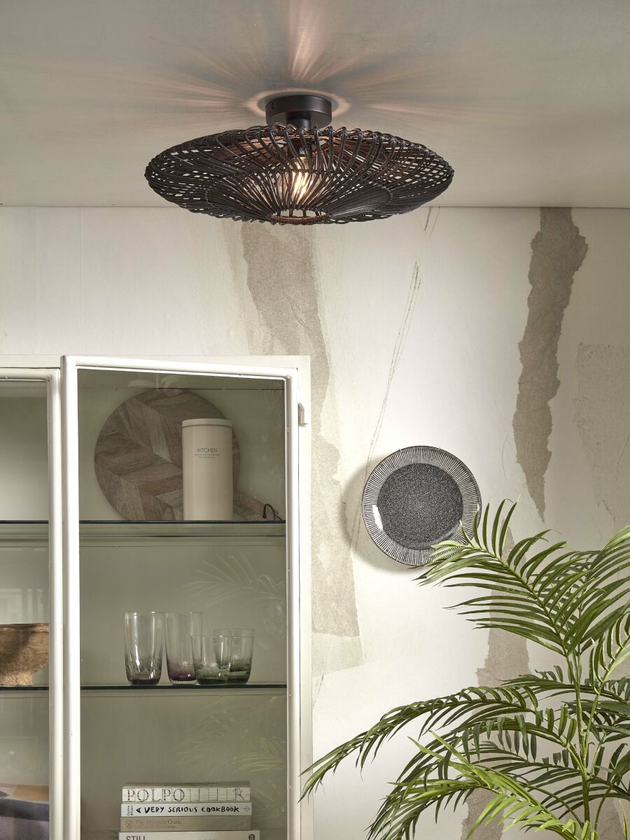 good&mojo-plafonniere-zanzibar-zwart-metaalrotan-ø55cm-e27-zanzibar/c/5514/b-02