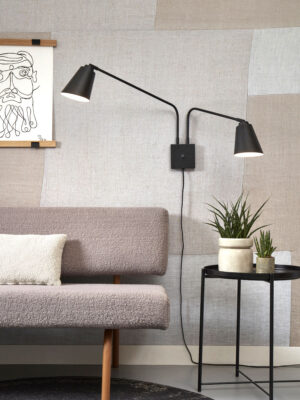 it'saboutromi-wandlamp-bremen-zwart-metaal-bedlampje-e27-bremen/w2/b-02