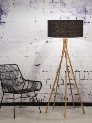 good&mojo-vloerlamp-kilimanjaro-zwart-bamboelinnen-ø60cm-e27-kilimanjaro/f/6030/b-03