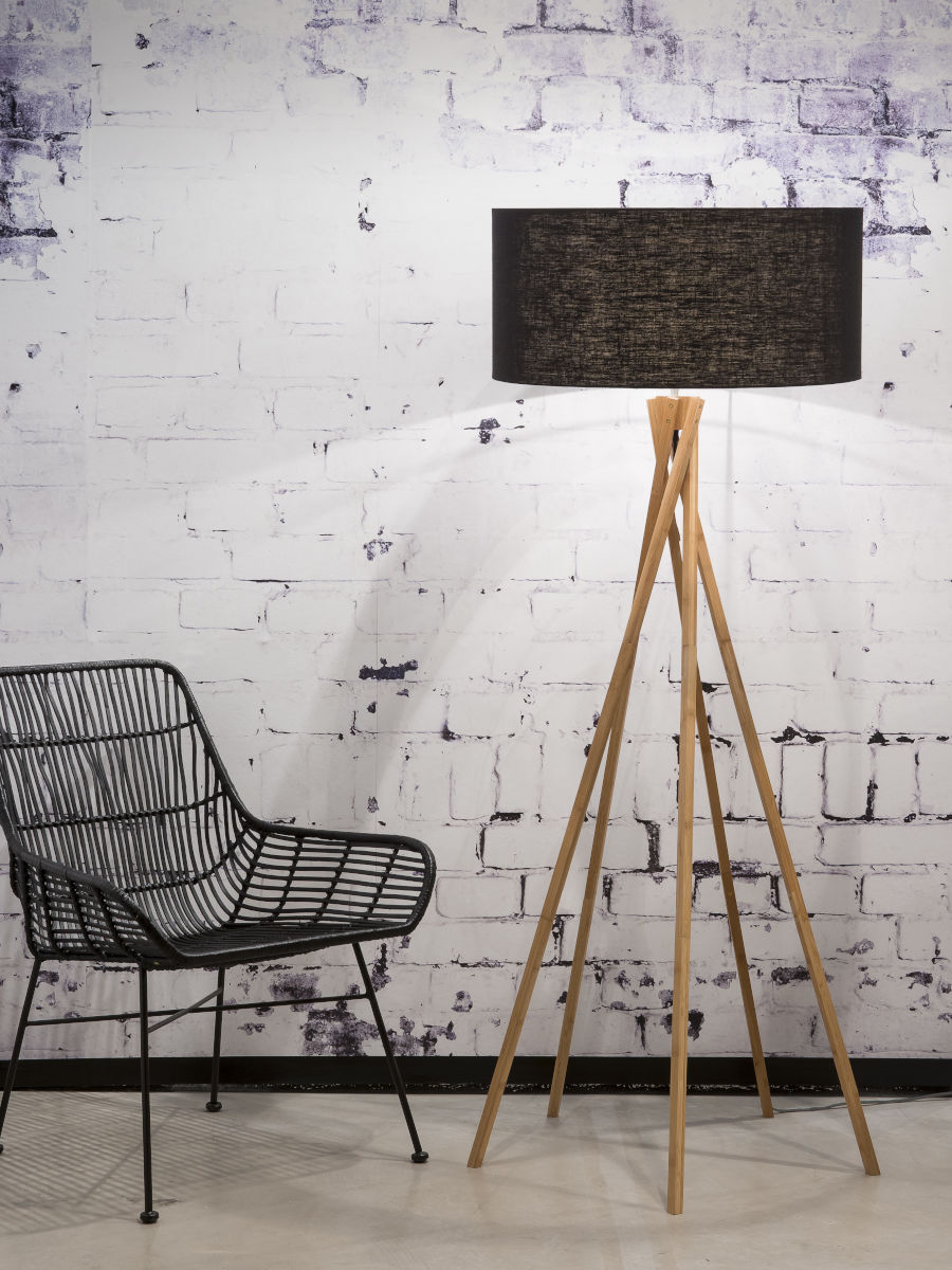 good&mojo-vloerlamp-kilimanjaro-zwart-bamboelinnen-ø60cm-e27-kilimanjaro/f/6030/b-03