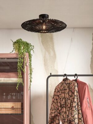good&mojo-plafonniere-zanzibar-zwart-metaalrotan-ø55cm-e27-zanzibar/c/5514/b-03