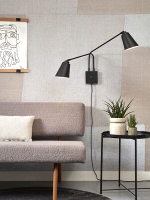 it'saboutromi-wandlamp-bremen-zwart-metaal-bedlampje-e27-bremen/w2/b-04