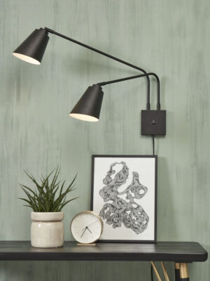 it'saboutromi-wandlamp-bremen-zwart-metaal-bedlampje-e27-bremen/w2/b-06