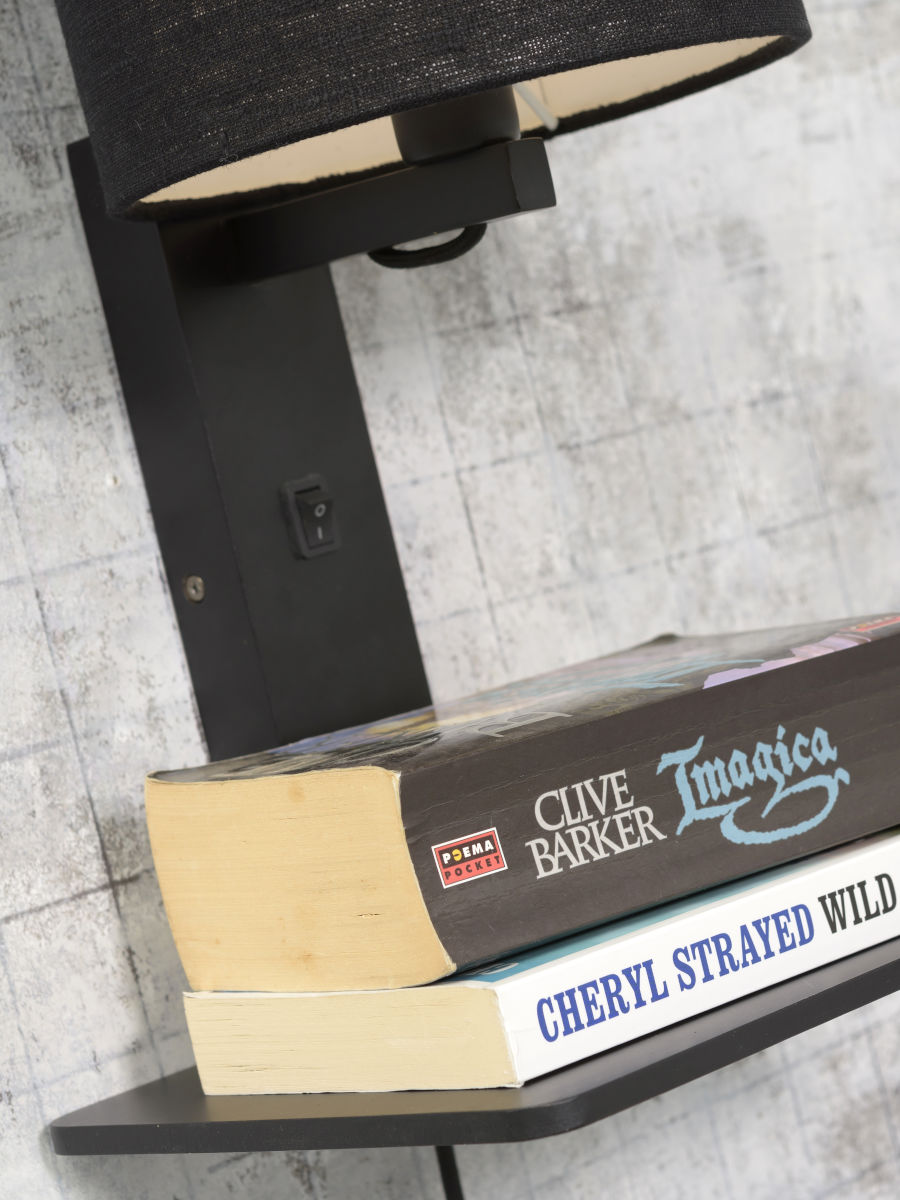 good&mojo-wandlamp-andes-zwart-bamboelinnen-bedlampje-e14-andes/w1/b/1815/b-07