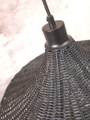 good&mojo-hanglamp-borabora-zwart-metaalrotan-ø40cm-e27-borabora/h/4012/b-08