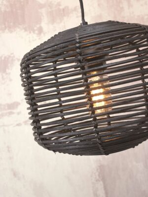 good&mojo-hanglamp-tanami-zwart-metaalrotan-ø25cm-e27-tanami/h/2520/b-13