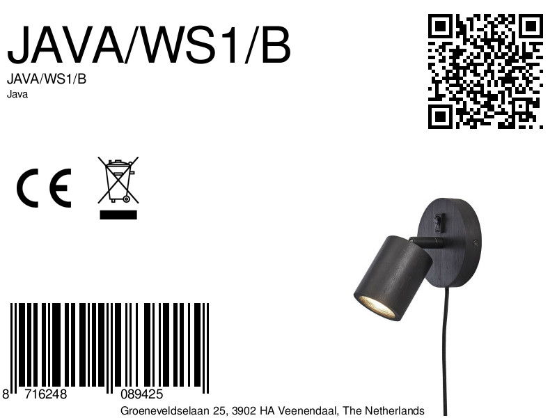 good&mojo-wandlamp-java-zwart-bamboe-ø12cm-gu10-java/ws1/b-8a