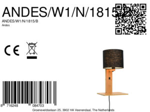good&mojo-wandlamp-andes-zwart-bamboelinnen-bedlampje-e14-andes/w1/n/1815/b-8a