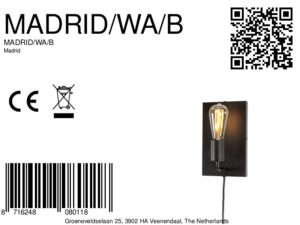 it'saboutromi-wandlamp-madrid-zwart-metaal-bedlampje-e27-madrid/wa/b-8a