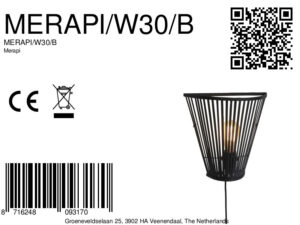 good&mojo-wandlamp-merapi-zwart-bamboemetaal-bedlampje-e27-merapi/w30/b-8a