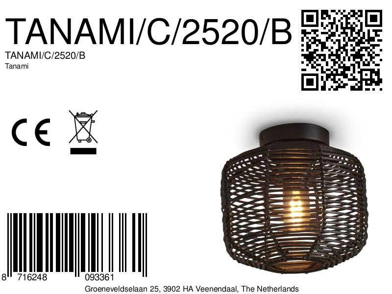 good&mojo-plafonniere-tanami-zwart-metaalrotan-ø25cm-e27-tanami/c/2520/b-8a
