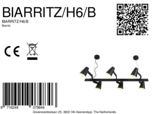 it'saboutromi-hanglamp-biarritz-zwart-metaal-designlamp-e14-biarritz/h6/b-8a