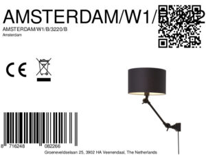 it'saboutromi-wandlamp-amsterdam-zwart-katoenmetaal-ø32cm-e27-amsterdam/w1/b/3220/b-8a