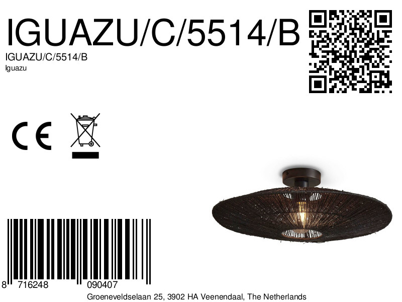 good&mojo-plafonniere-iguazu-zwart-metaalriet-ø55cm-e27-iguazu/c/5514/b-8a