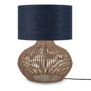 good&mojo-tafellamp-kalahari-blauw-linnenrotan-ø32cm-e27-kalahari/t32/n/3220/bd-0