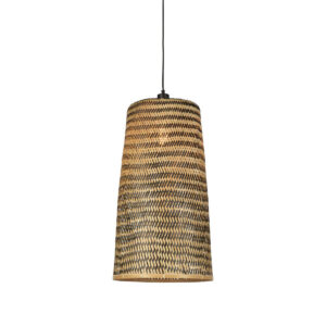 good&mojo-hanglamp-kalimantan-naturel/zwart-bamboe-ø37cm-e27-kalimantan/h65/bn-0