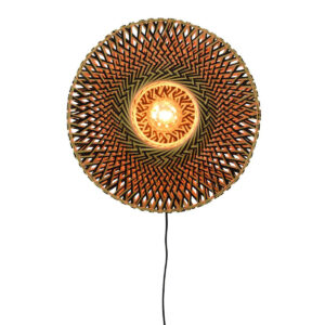 good&mojo-wandlamp-bali-naturel/zwart-bamboe-ø44cm-e27-bali/w/4412/bn-0