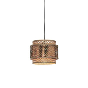 good&mojo-hanglamp-bhutan-naturel/zwart-bamboemetaal-ø25cm-e27-bhutan/h/2520/bn-0