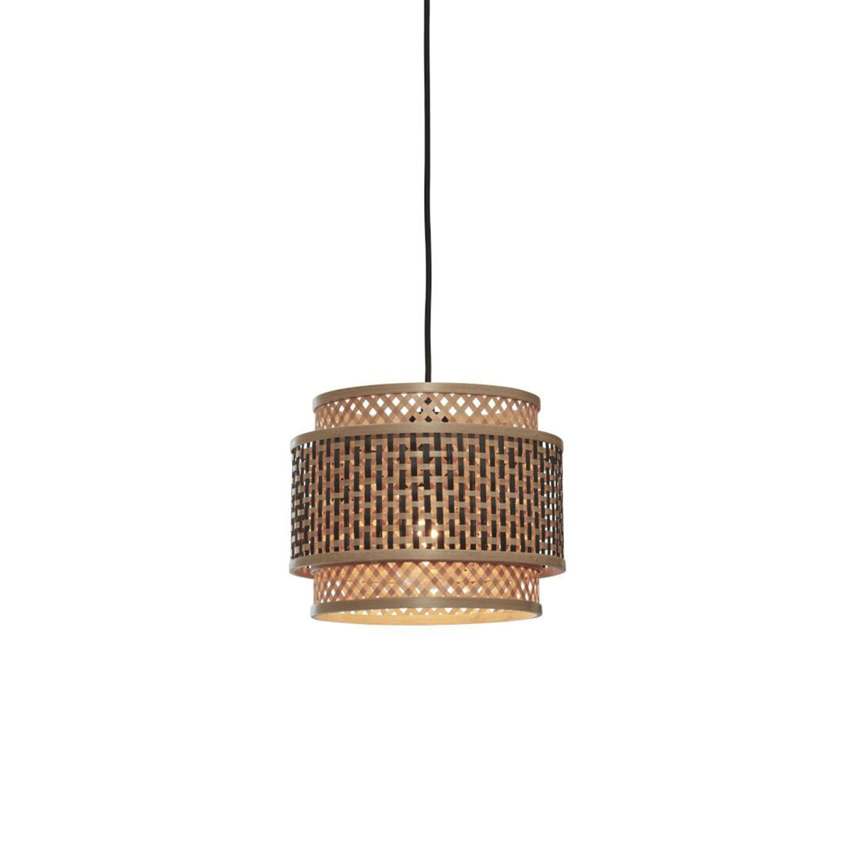 good&mojo-hanglamp-bhutan-naturel/zwart-bamboemetaal-ø25cm-e27-bhutan/h/2520/bn-0
