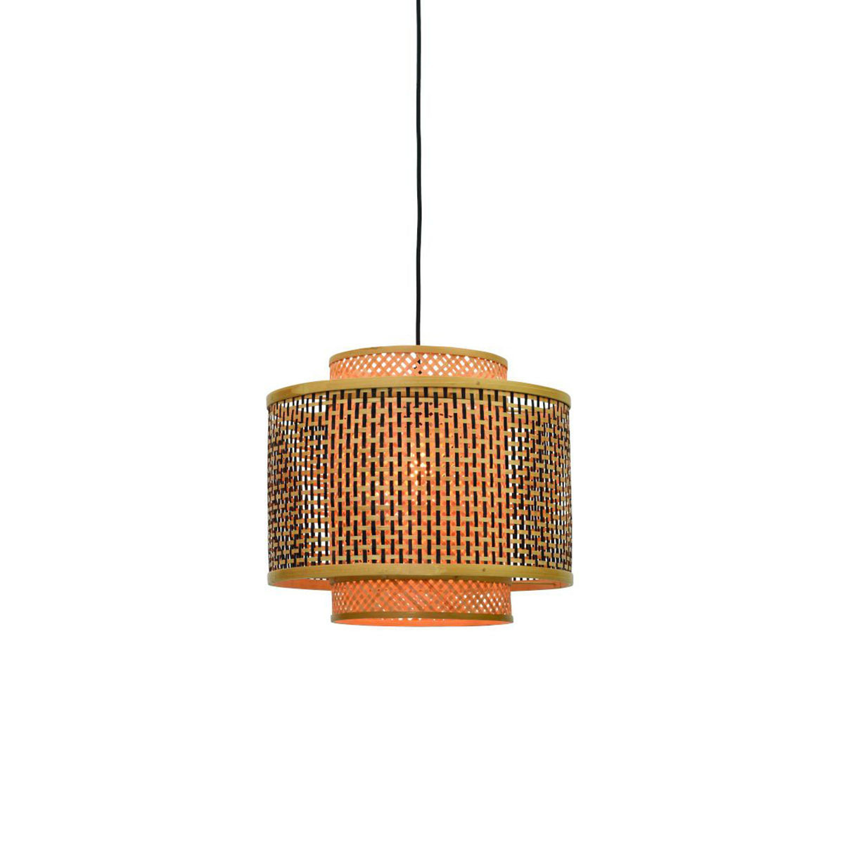 good&mojo-hanglamp-bhutan-naturel/zwart-bamboe-ø40cm-e27-bhutan/h/4034/bn-0