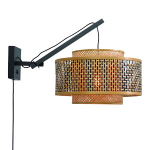 good&mojo-wandlamp-bhutan-naturel/zwart-bamboe-ø50cm-e27-bhutan/w2/ad/b/5030/bn-0