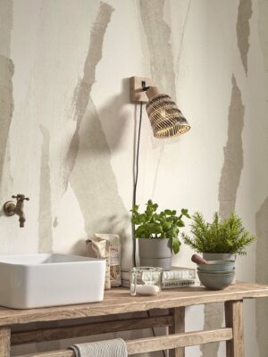 good&mojo-wandlamp-java-naturel/zwart-bamboe-ø15cm-e27-java/w/n/15/bn-03