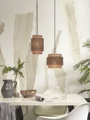 good&mojo-hanglamp-bhutan-naturel/zwart-bamboemetaal-ø25cm-e27-bhutan/h/2520/bn-04