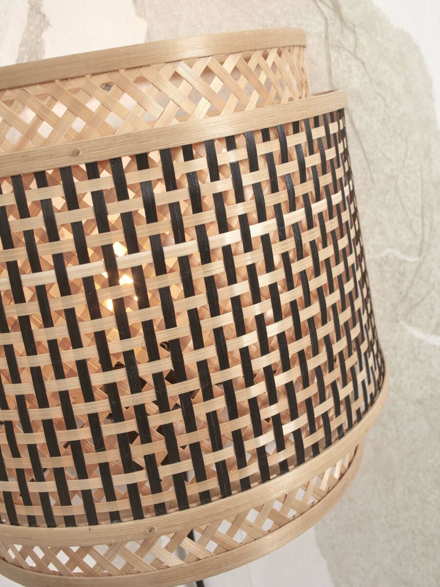 good&mojo-wandlamp-bhutan-naturel/zwart-bamboe-e27-bhutan/w32/bn-07