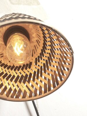 good&mojo-wandlamp-java-naturel/zwart-bamboe-ø15cm-e27-java/w/n/15/bn-08