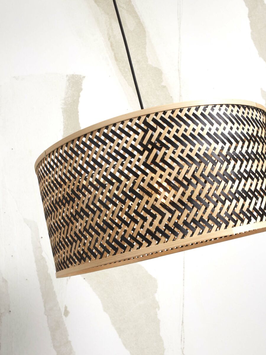 good&mojo-hanglamp-java-naturel/zwart-bamboemetaal-ø50cm-e27-java/h/5022/bn-09