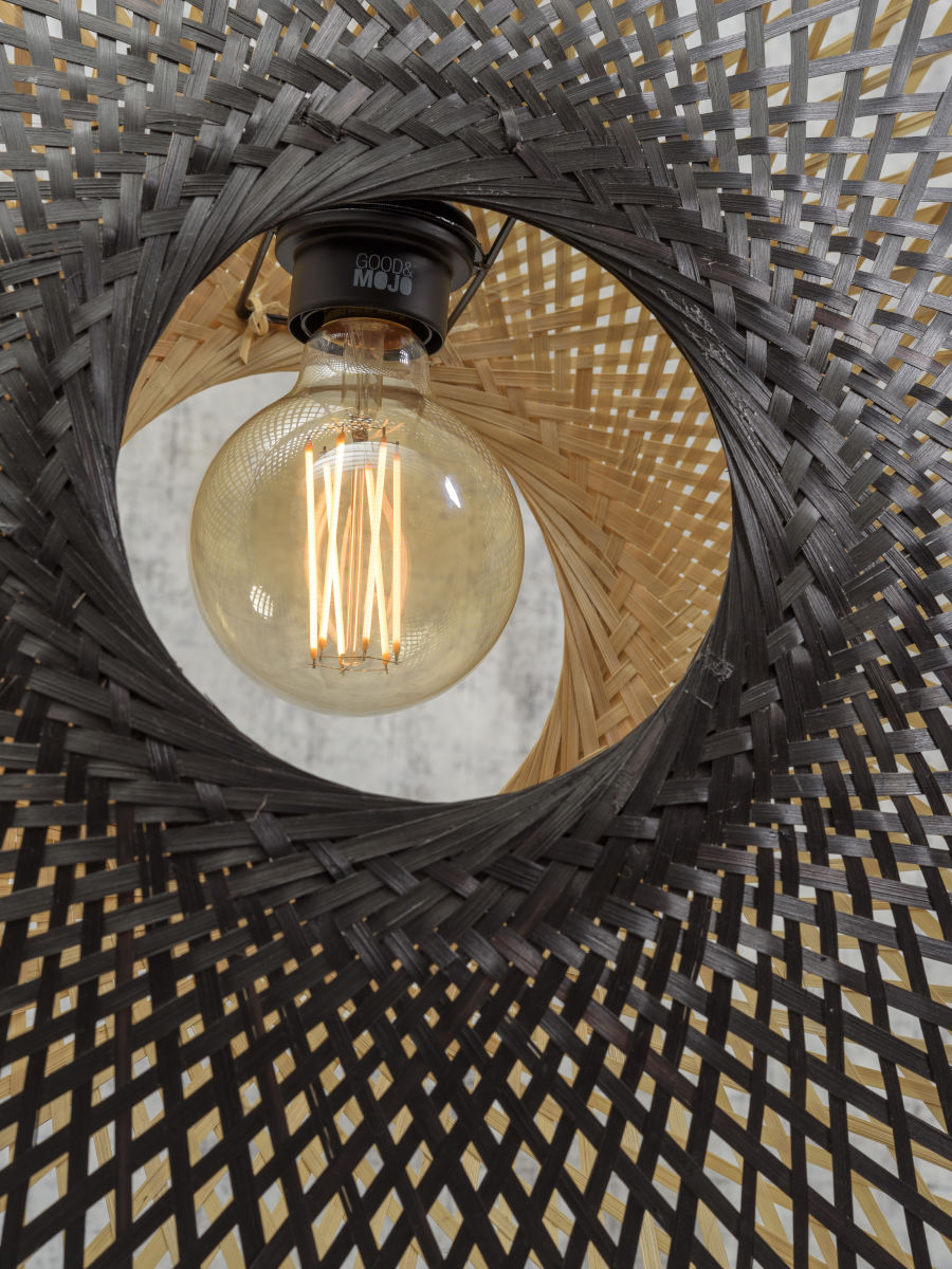 good&mojo-hanglamp-kalimantan-naturel/zwart-bamboe-ø44cm-e27-kalimantan/h/4412/bn-18