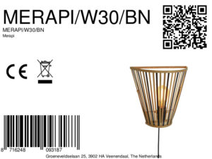 good&mojo-wandlamp-merapi-naturel/zwart-bamboemetaal-bedlampje-e27-merapi/w30/bn-8a