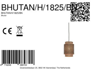 good&mojo-hanglamp-bhutan-naturel/zwart-bamboemetaal-ø18cm-e27-bhutan/h/1825/bn-8a
