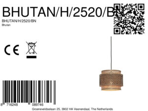good&mojo-hanglamp-bhutan-naturel/zwart-bamboemetaal-ø25cm-e27-bhutan/h/2520/bn-8a